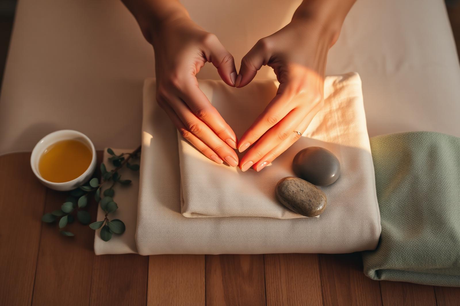 Receive — Slow down and receive nurturing touch through Heartworks Lomi Lomi.